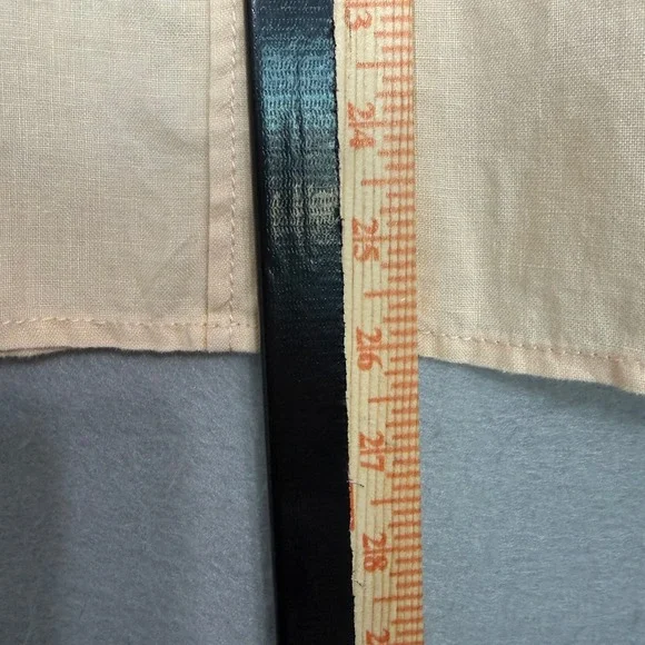 Liz Claiborne Women's Button Up Shirt Size L Linen 3/4 Roll Tab Sleeve Classic‎ - Picture 7 of 7